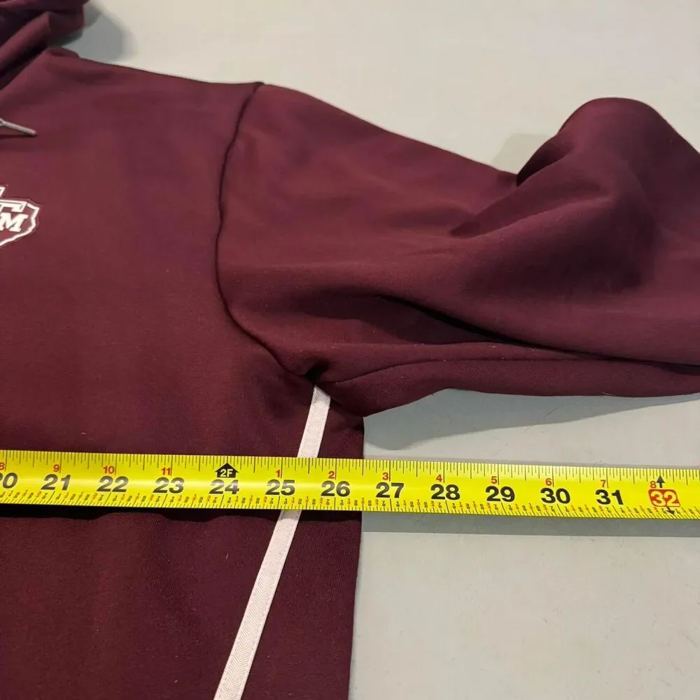 Adidas Men's Burgundy and Red Hoodie